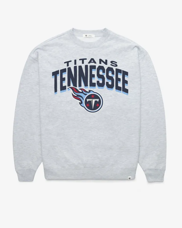 TENNESSEE TITANS CAMPUS ARCH CLOUD '47 OVERSIZED CREW WOMENS sold by 47