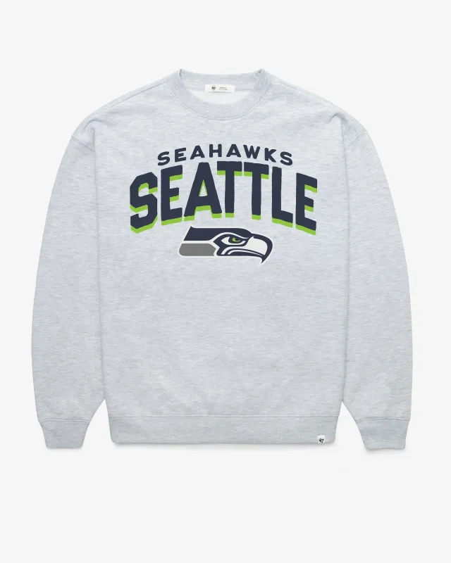 SEATTLE SEAHAWKS CAMPUS ARCH CLOUD '47 OVERSIZED CREW WOMENS sold by 47