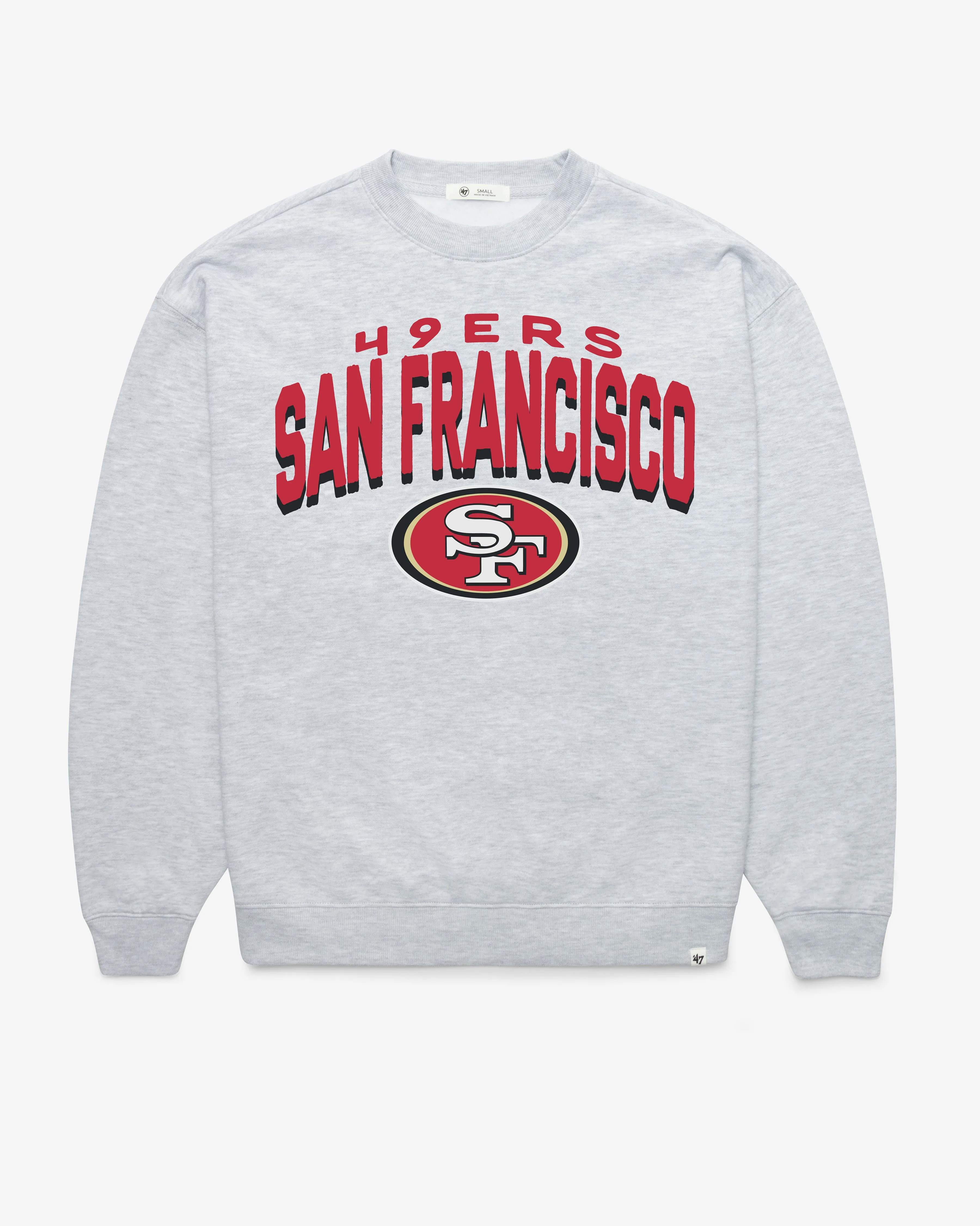 SAN FRANCISCO 49ERS CAMPUS ARCH CLOUD '47 OVERSIZED CREW WOMENS sold by 47