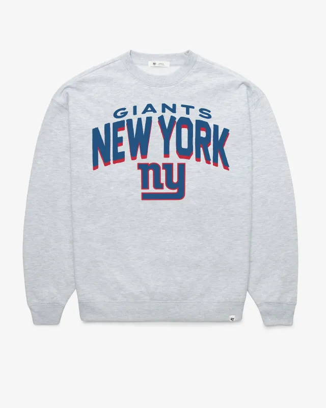 NEW YORK GIANTS CAMPUS ARCH CLOUD '47 OVERSIZED CREW WOMENS sold by 47