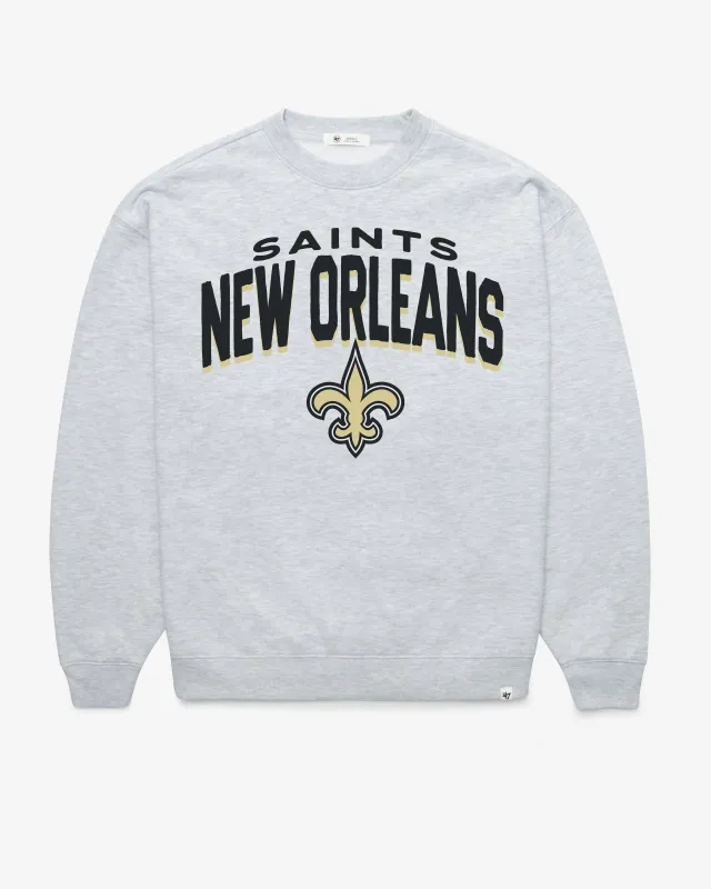 NEW ORLEANS SAINTS CAMPUS ARCH CLOUD '47 OVERSIZED CREW WOMENS sold by 47