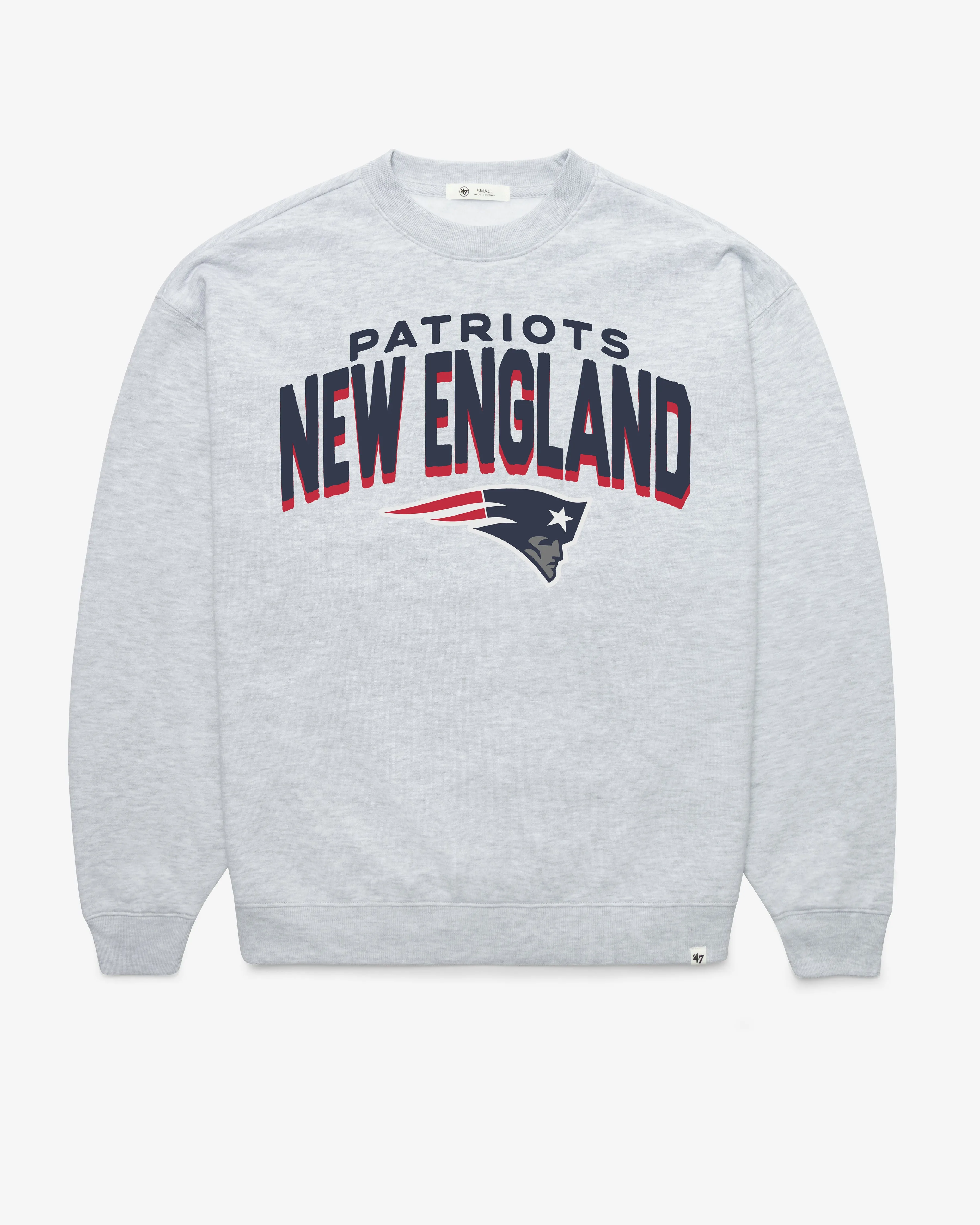 NEW ENGLAND PATRIOTS CAMPUS ARCH CLOUD '47 OVERSIZED CREW WOMENS sold by 47