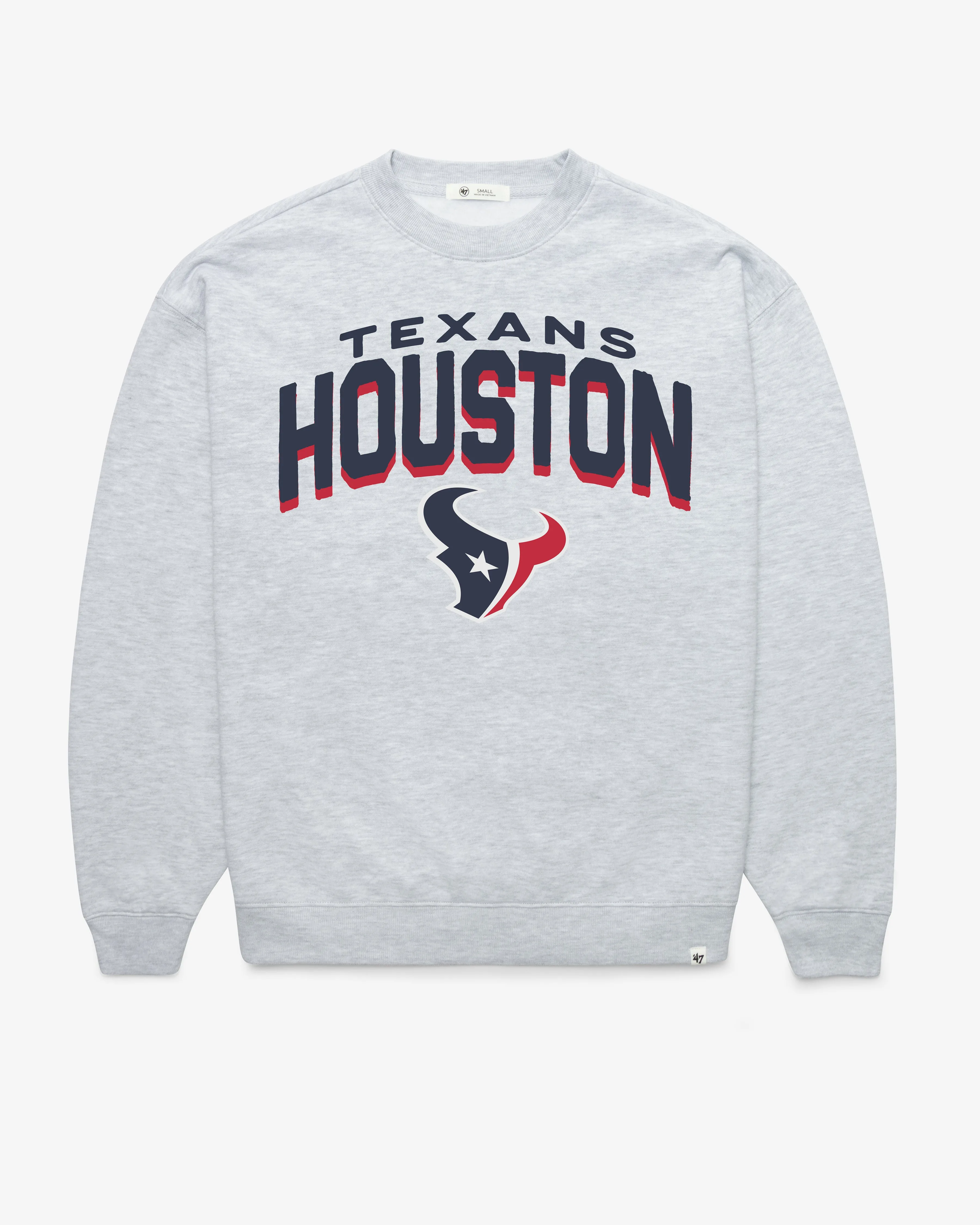 HOUSTON TEXANS CAMPUS ARCH CLOUD '47 OVERSIZED CREW WOMENS sold by 47