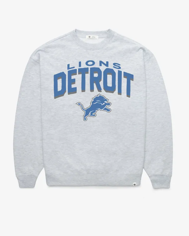 DETROIT LIONS CAMPUS ARCH CLOUD '47 OVERSIZED CREW WOMENS sold by 47