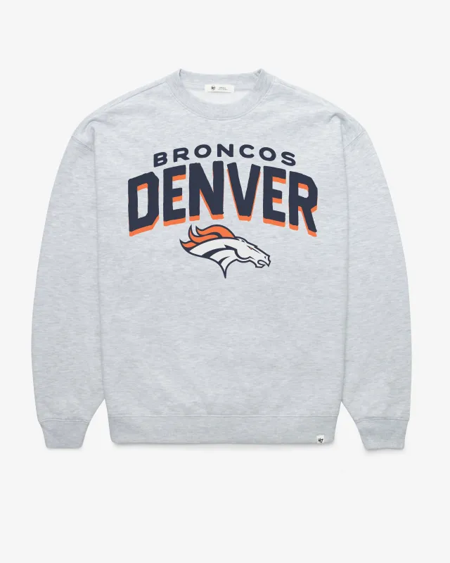 DENVER BRONCOS CAMPUS ARCH CLOUD '47 OVERSIZED CREW WOMENS sold by 47