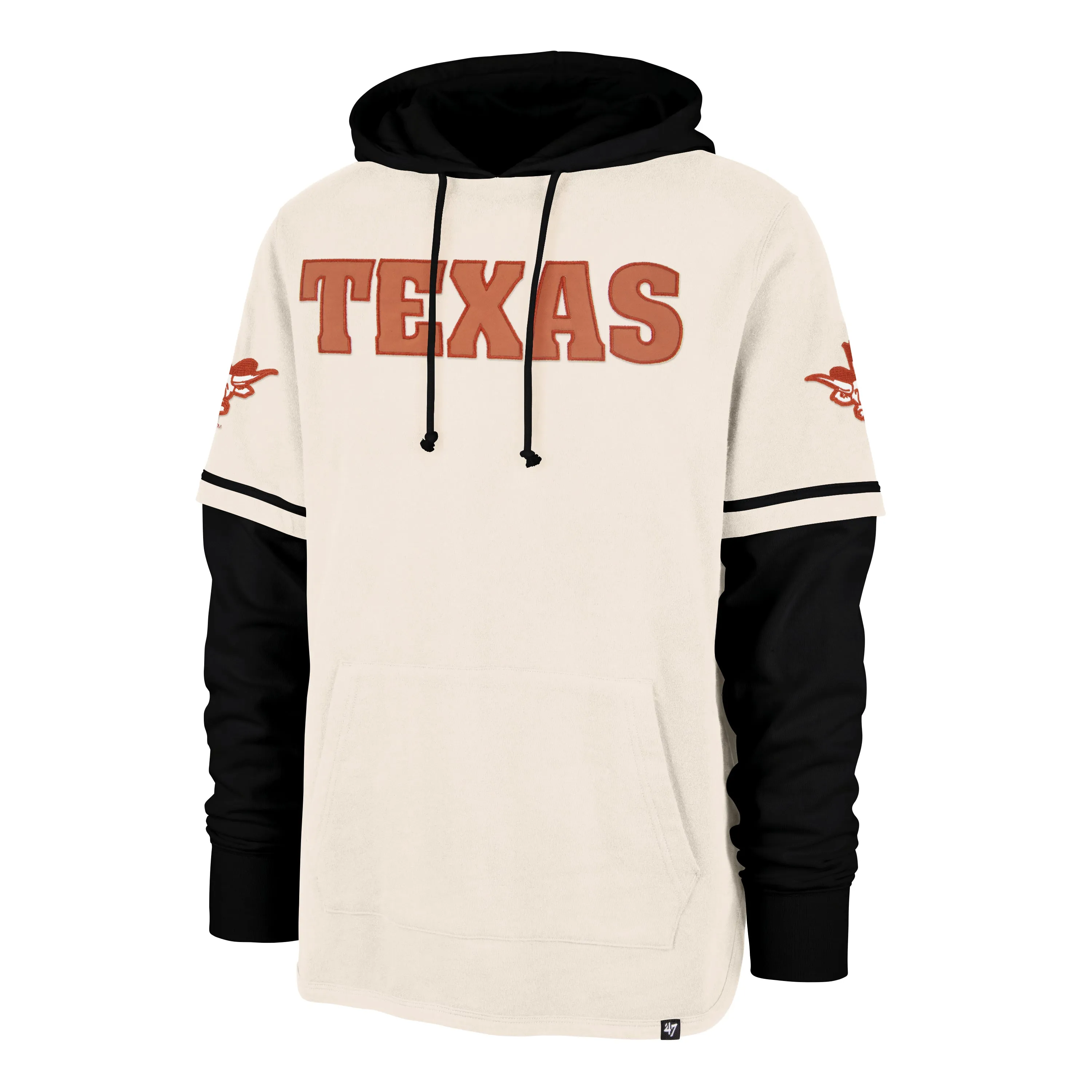 TEXAS LONGHORNS VINTAGE TRIFECTA '47 SHORTSTOP PULLOVER HOOD sold by 47