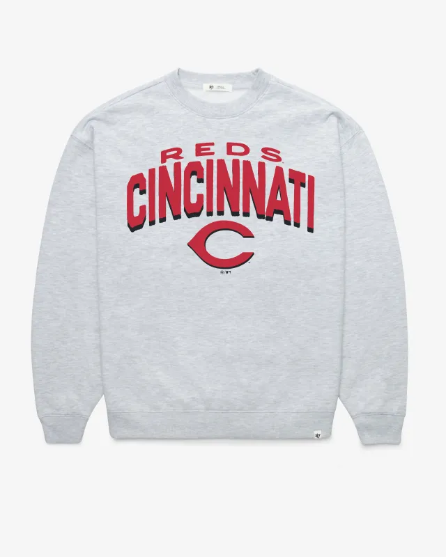 CINCINNATI REDS CAMPUS ARCH CLOUD '47 OVERSIZED CREW WOMENS sold by 47