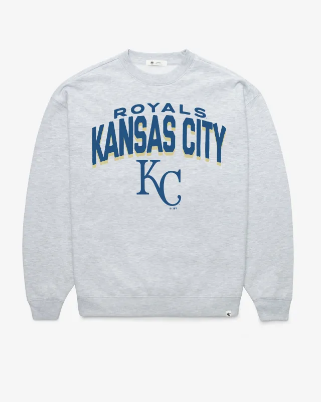 KANSAS CITY ROYALS CAMPUS ARCH CLOUD '47 OVERSIZED CREW WOMENS sold by 47