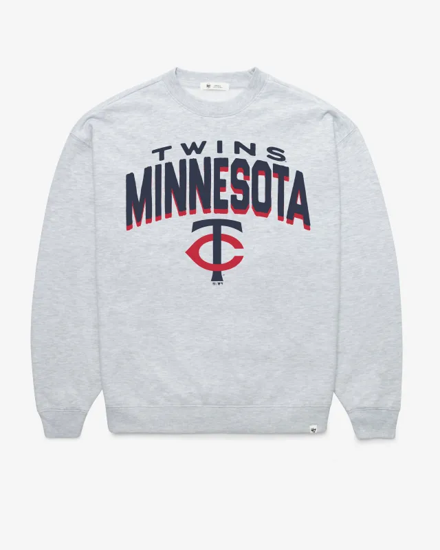 MINNESOTA TWINS CAMPUS ARCH CLOUD '47 OVERSIZED CREW WOMENS sold by 47