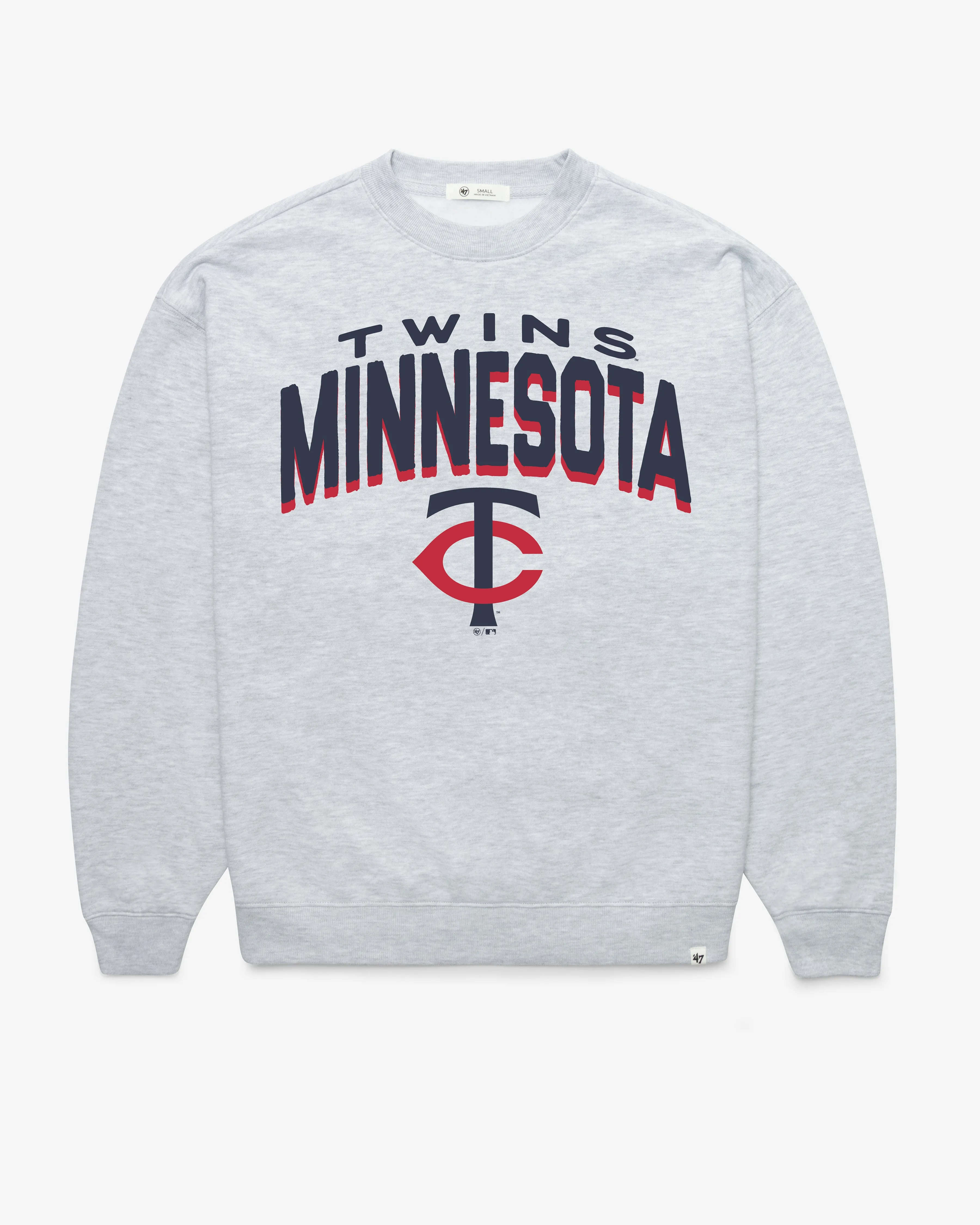 MINNESOTA TWINS CAMPUS ARCH CLOUD '47 OVERSIZED CREW WOMENS sold by 47