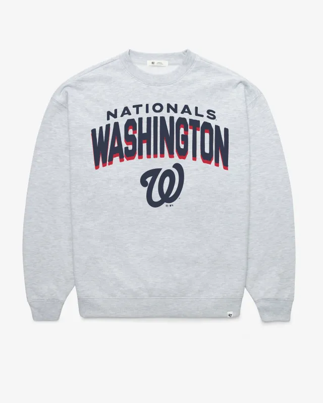 WASHINGTON NATIONALS CAMPUS ARCH CLOUD '47 OVERSIZED CREW WOMENS sold by 47