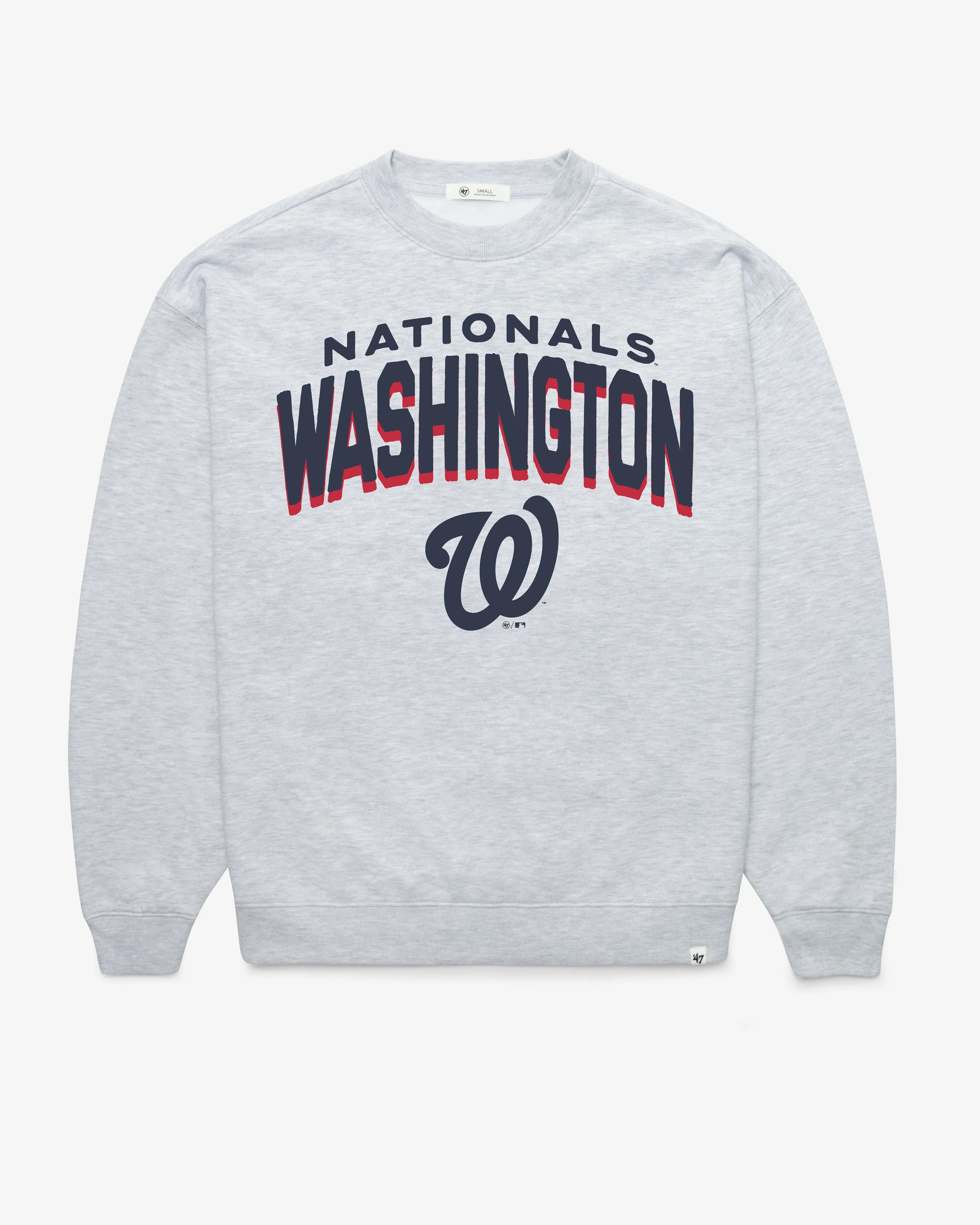 WASHINGTON NATIONALS CAMPUS ARCH CLOUD '47 OVERSIZED CREW WOMENS sold by 47