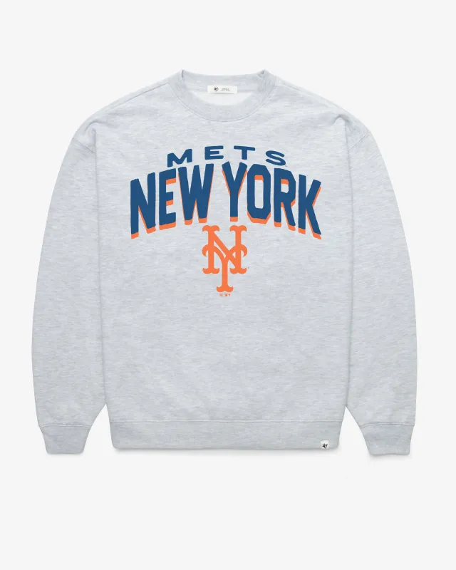 NEW YORK METS CAMPUS ARCH CLOUD '47 OVERSIZED CREW WOMENS sold by 47