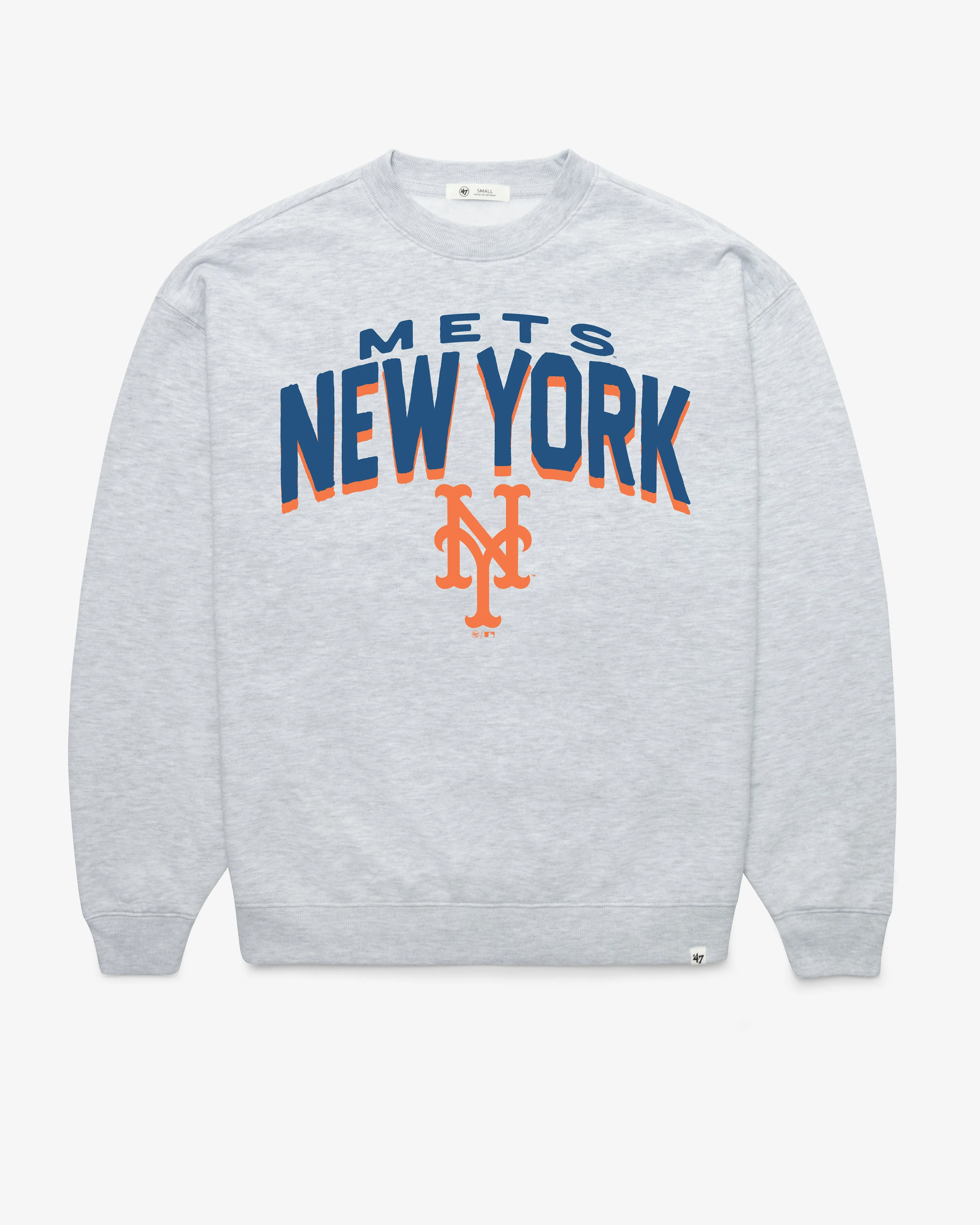 NEW YORK METS CAMPUS ARCH CLOUD '47 OVERSIZED CREW WOMENS sold by 47