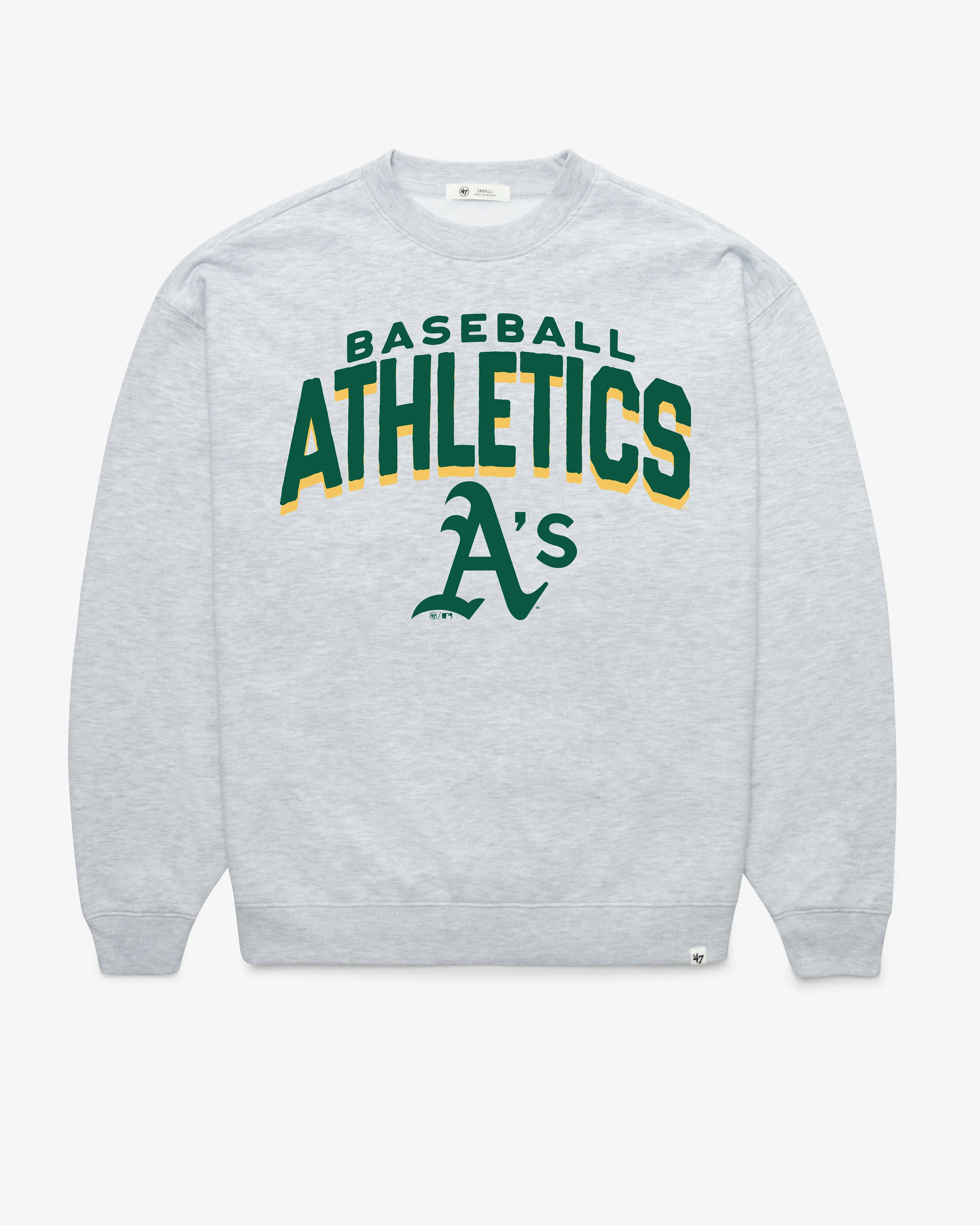 ATHLETICS BASEBALL CAMPUS ARCH CLOUD '47 OVERSIZED CREW WOMENS sold by 47