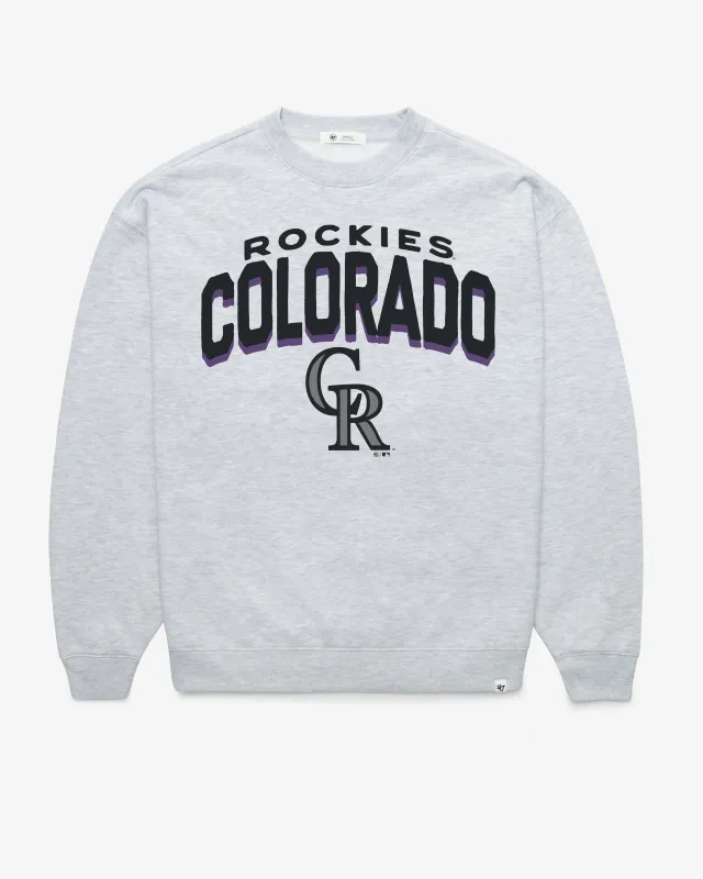 COLORADO ROCKIES CAMPUS ARCH CLOUD '47 OVERSIZED CREW WOMENS sold by 47
