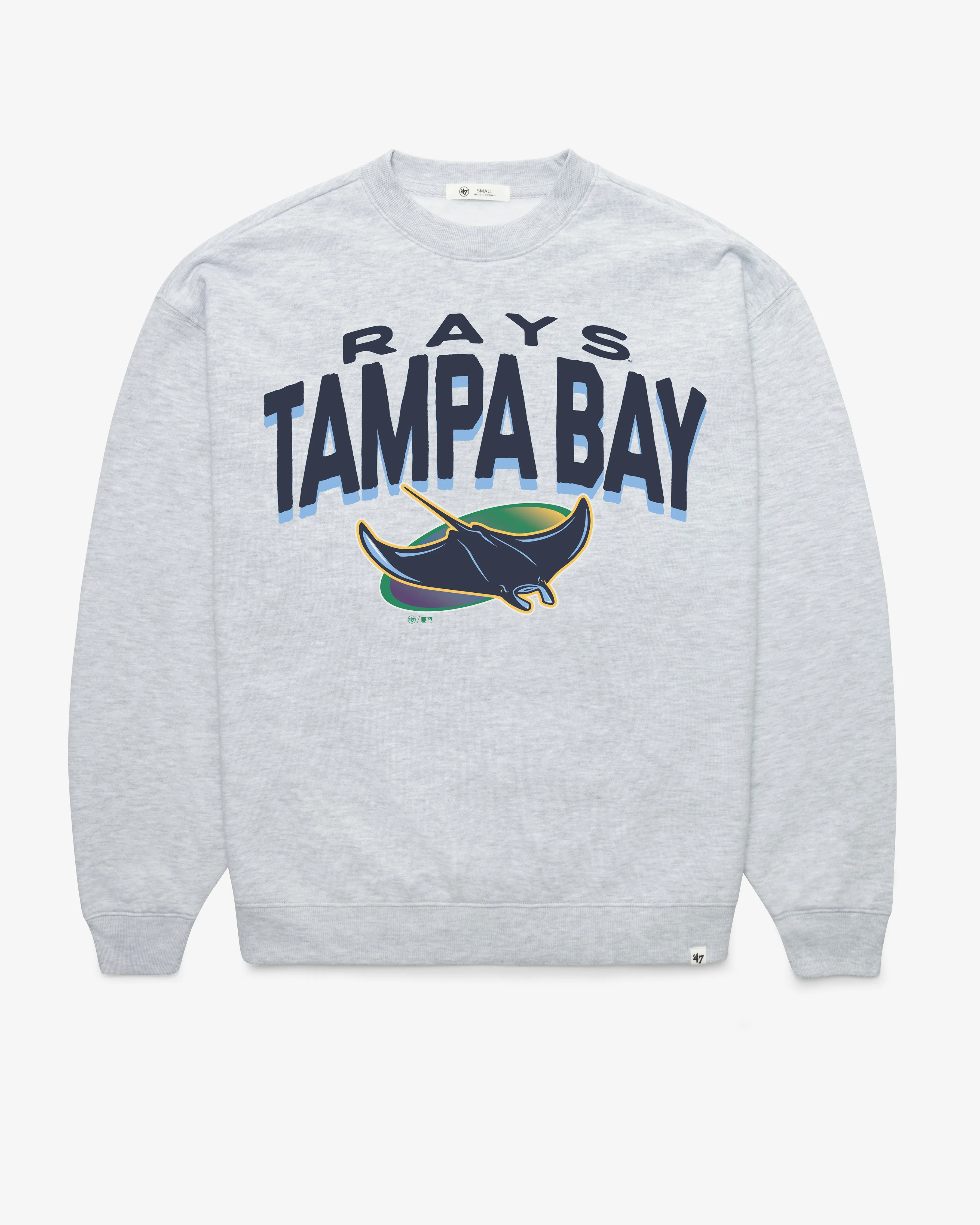 TAMPA BAY RAYS CAMPUS ARCH CLOUD '47 OVERSIZED CREW WOMENS sold by 47