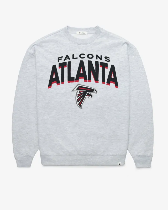 ATLANTA FALCONS CAMPUS ARCH CLOUD '47 OVERSIZED CREW WOMENS sold by 47