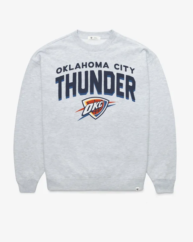 OKLAHOMA CITY THUNDER CAMPUS ARCH CLOUD '47 OVERSIZED CREW WOMENS sold by 47