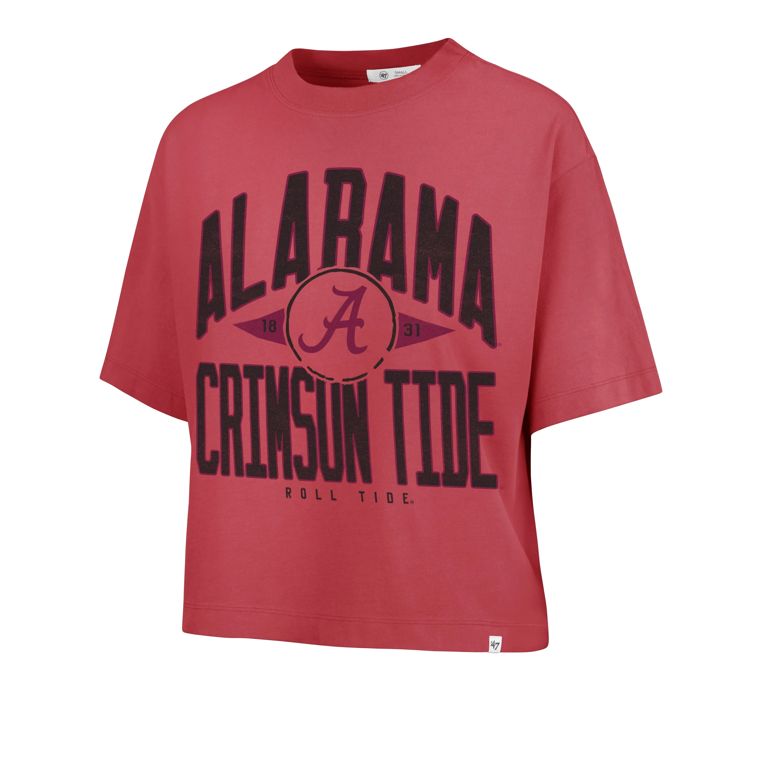 ALABAMA CRIMSON TIDE WINDTHROW '47 RAVINE CROP TEE WOMENS sold by 47