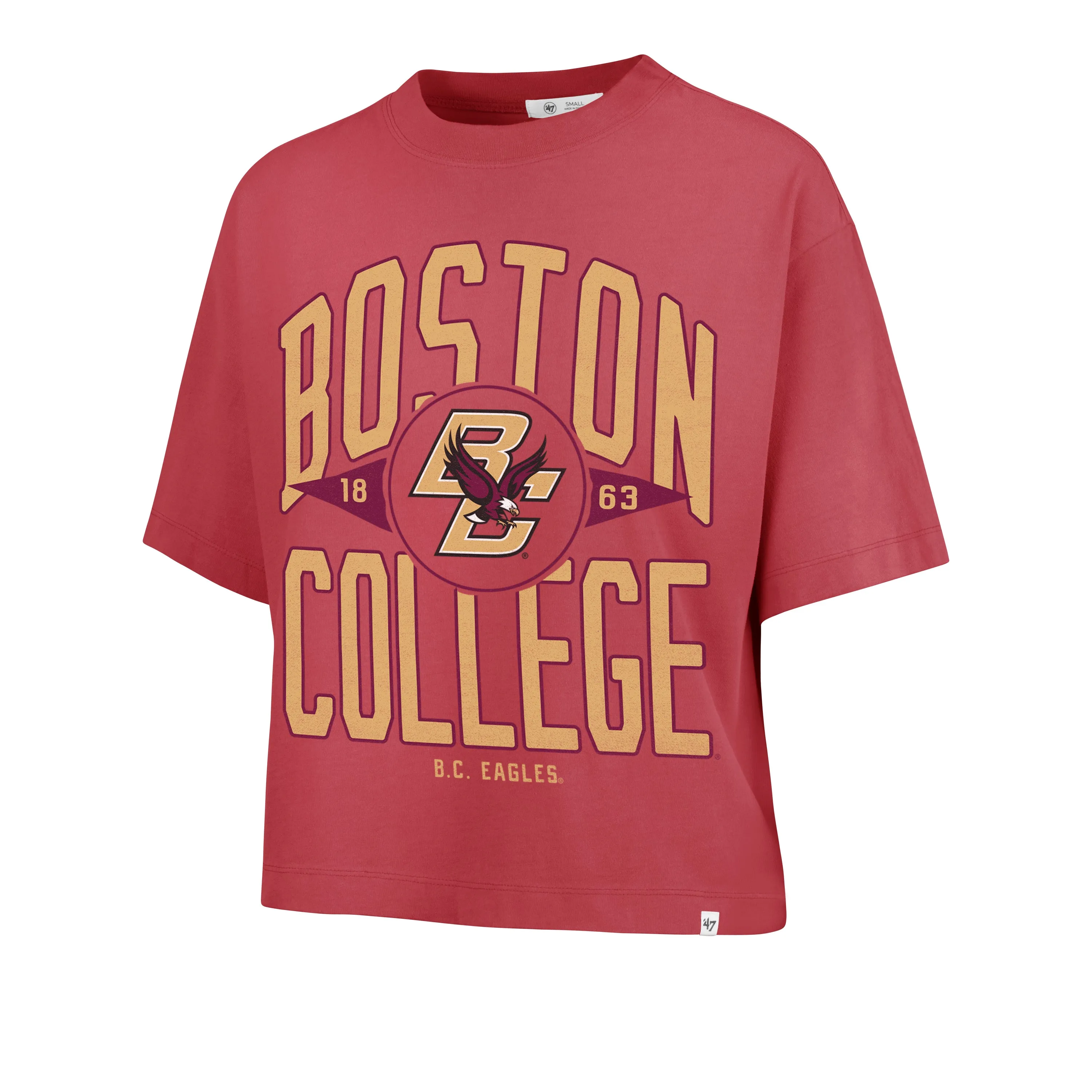 BOSTON COLLEGE EAGLES BC WINDTHROW '47 RAVINE CROP TEE WOMENS sold by 47
