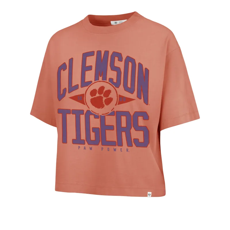 CLEMSON TIGERS WINDTHROW '47 RAVINE CROP TEE WOMENS sold by 47