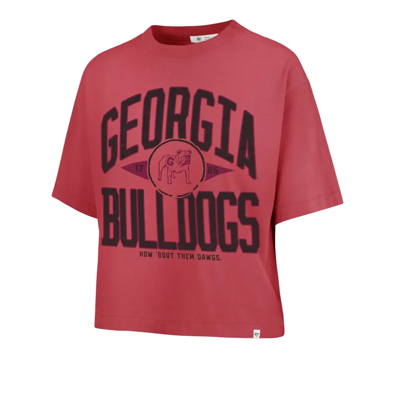GEORGIA BULLDOGS WINDTHROW '47 RAVINE CROP TEE WOMENS sold by 47