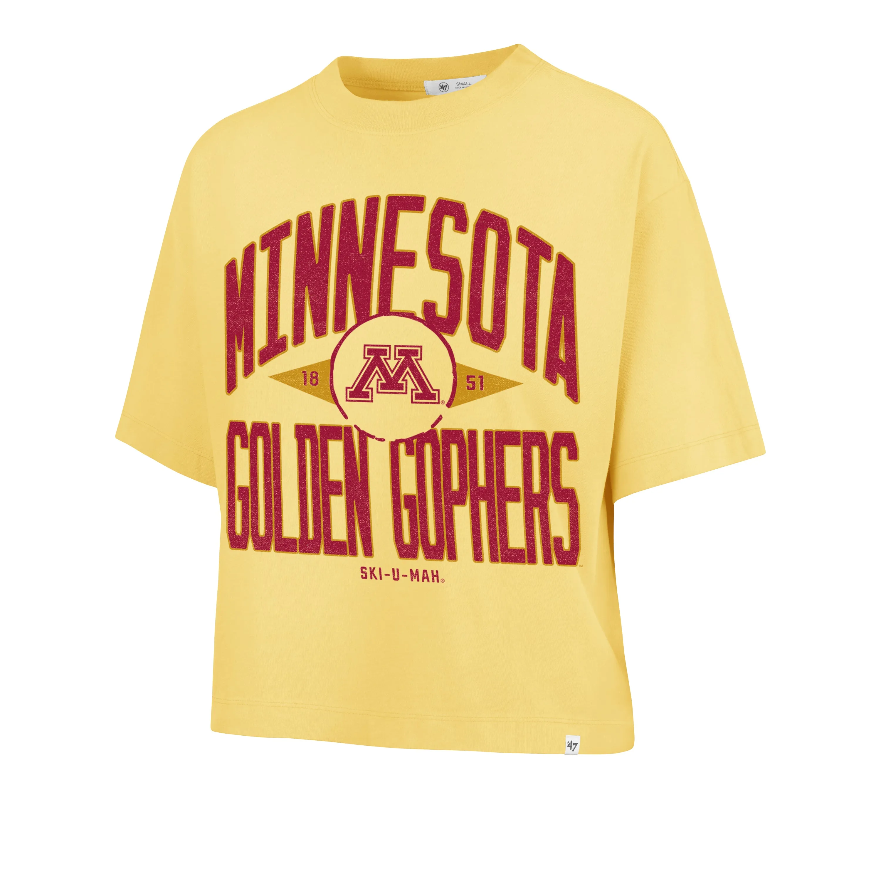 MINNESOTA GOLDEN GOPHERS WINDTHROW '47 RAVINE CROP TEE WOMENS sold by 47