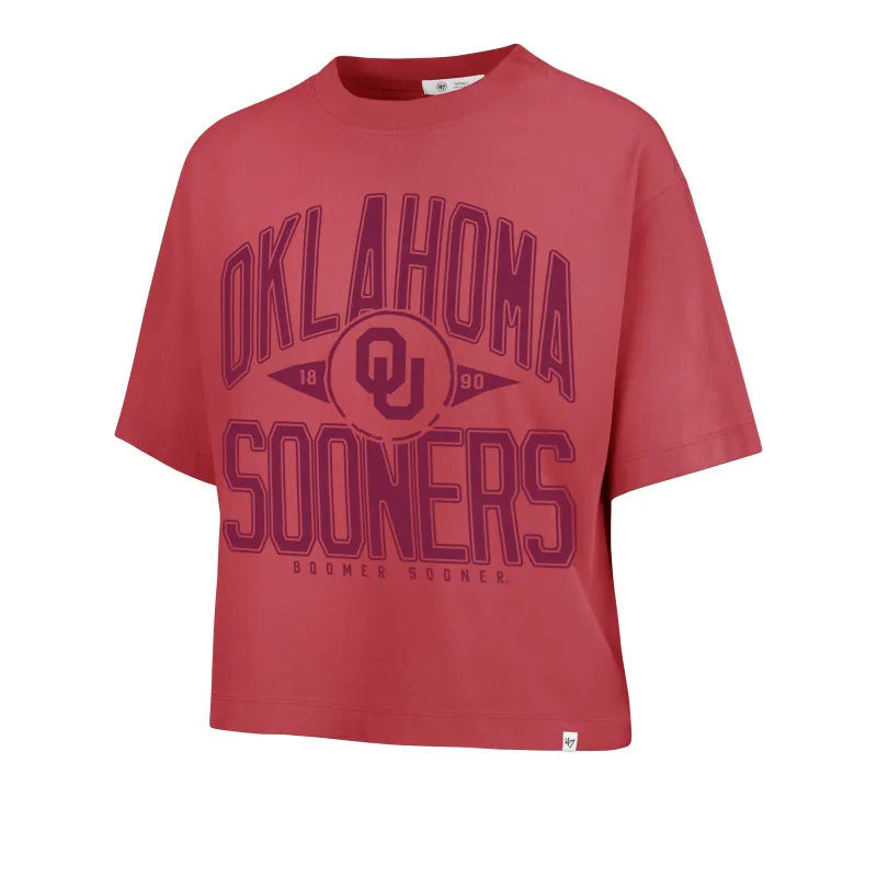 OKLAHOMA SOONERS WINDTHROW '47 RAVINE CROP TEE WOMENS sold by 47