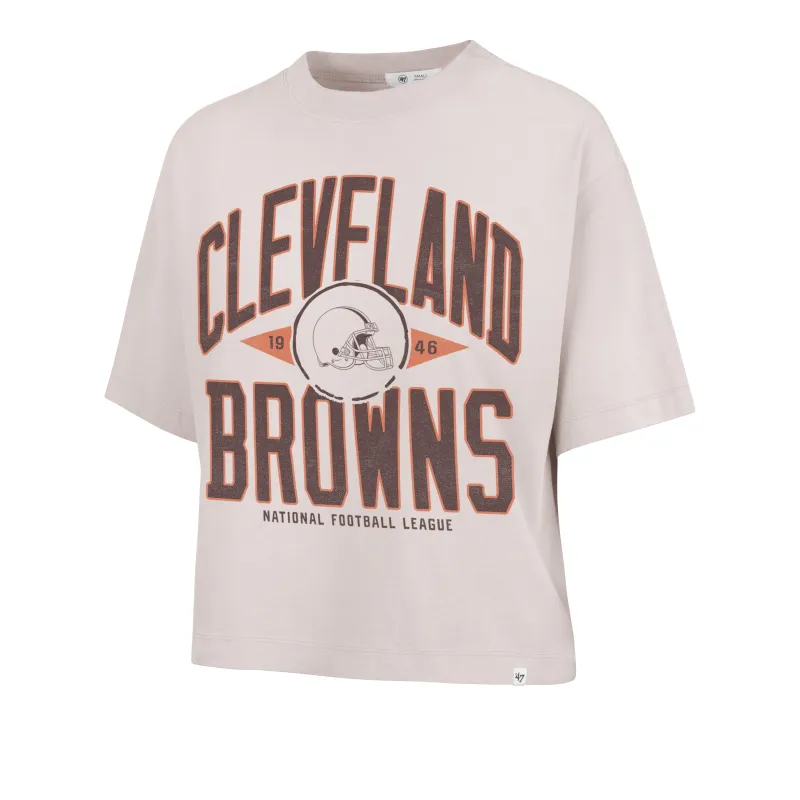CLEVELAND BROWNS WINDTHROW '47 RAVINE CROP TEE WOMENS sold by 47