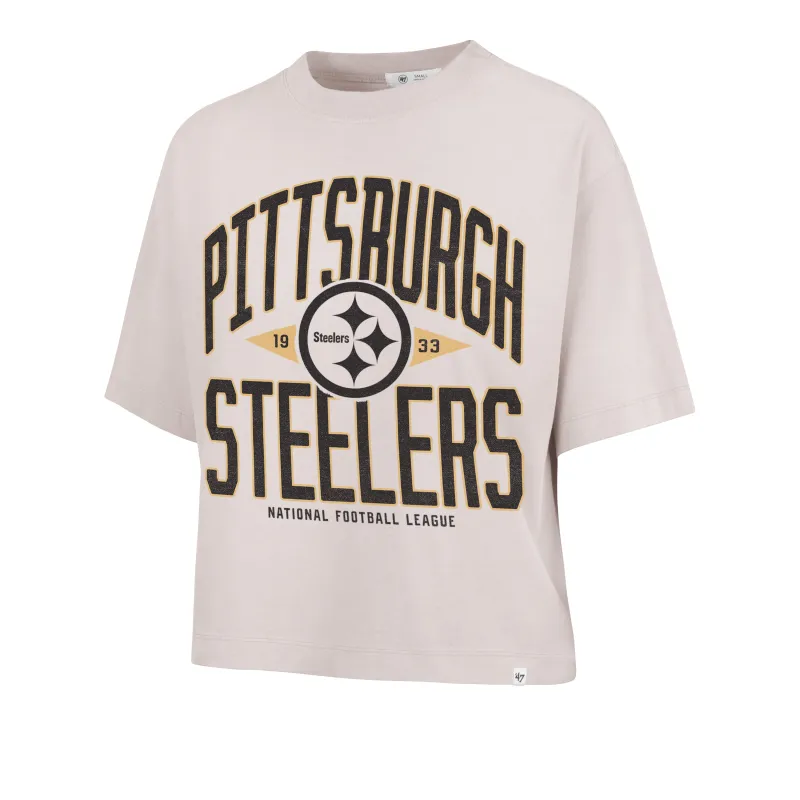 PITTSBURGH STEELERS WINDTHROW '47 RAVINE CROP TEE WOMENS sold by 47