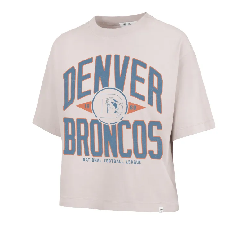 DENVER BRONCOS HISTORIC WINDTHROW '47 RAVINE CROP TEE WOMENS sold by 47