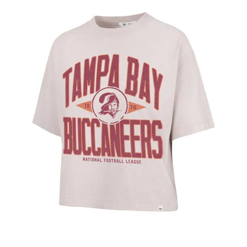 TAMPA BAY BUCCANEERS HISTORIC WINDTHROW '47 RAVINE CROP TEE WOMENS sold by 47