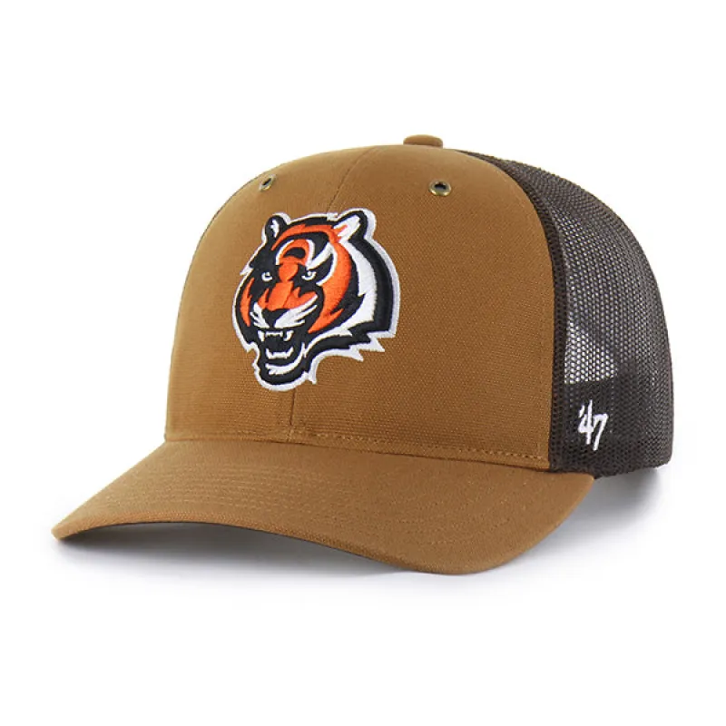CINCINNATI BENGALS CARHARTT '47 TRUCKER RF RELAXED FIT made by 47