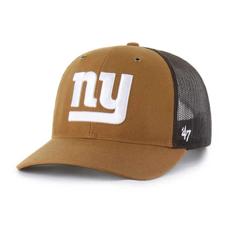 NEW YORK GIANTS CARHARTT '47 TRUCKER RF  RELAXED FIT sold by 47