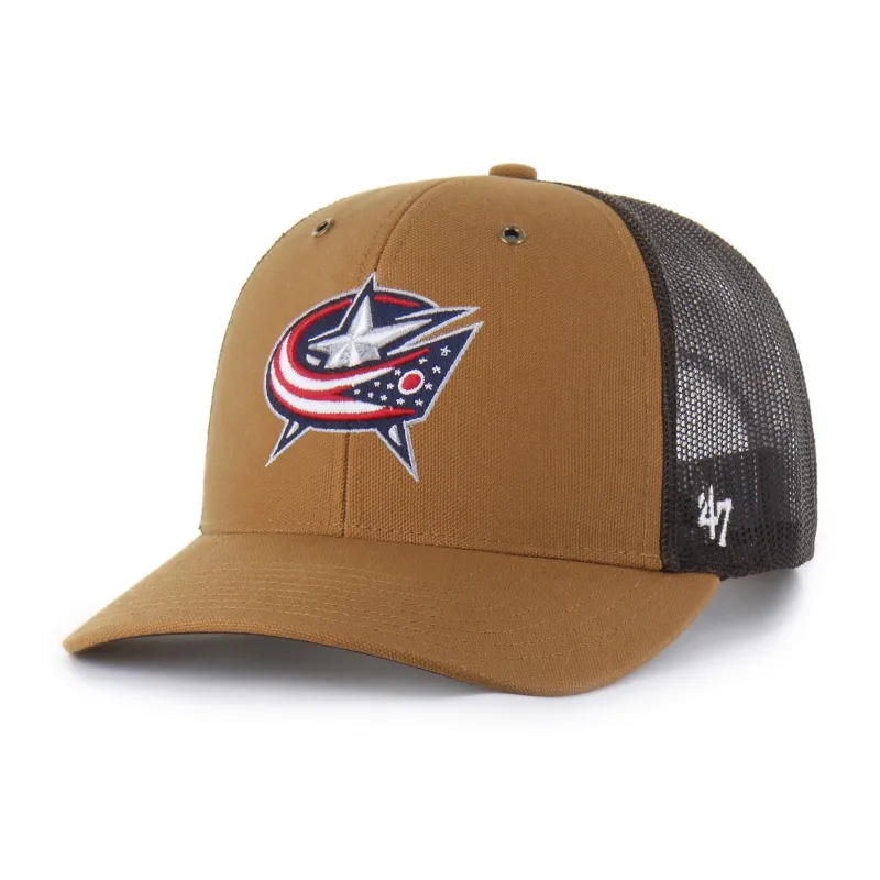 COLUMBUS BLUE JACKETS CARHARTT '47 TRUCKER made by 47