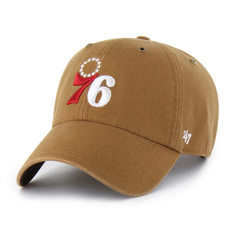 PHILADELPHIA 76ERS CARHARTT '47 CLEAN UP made by 47