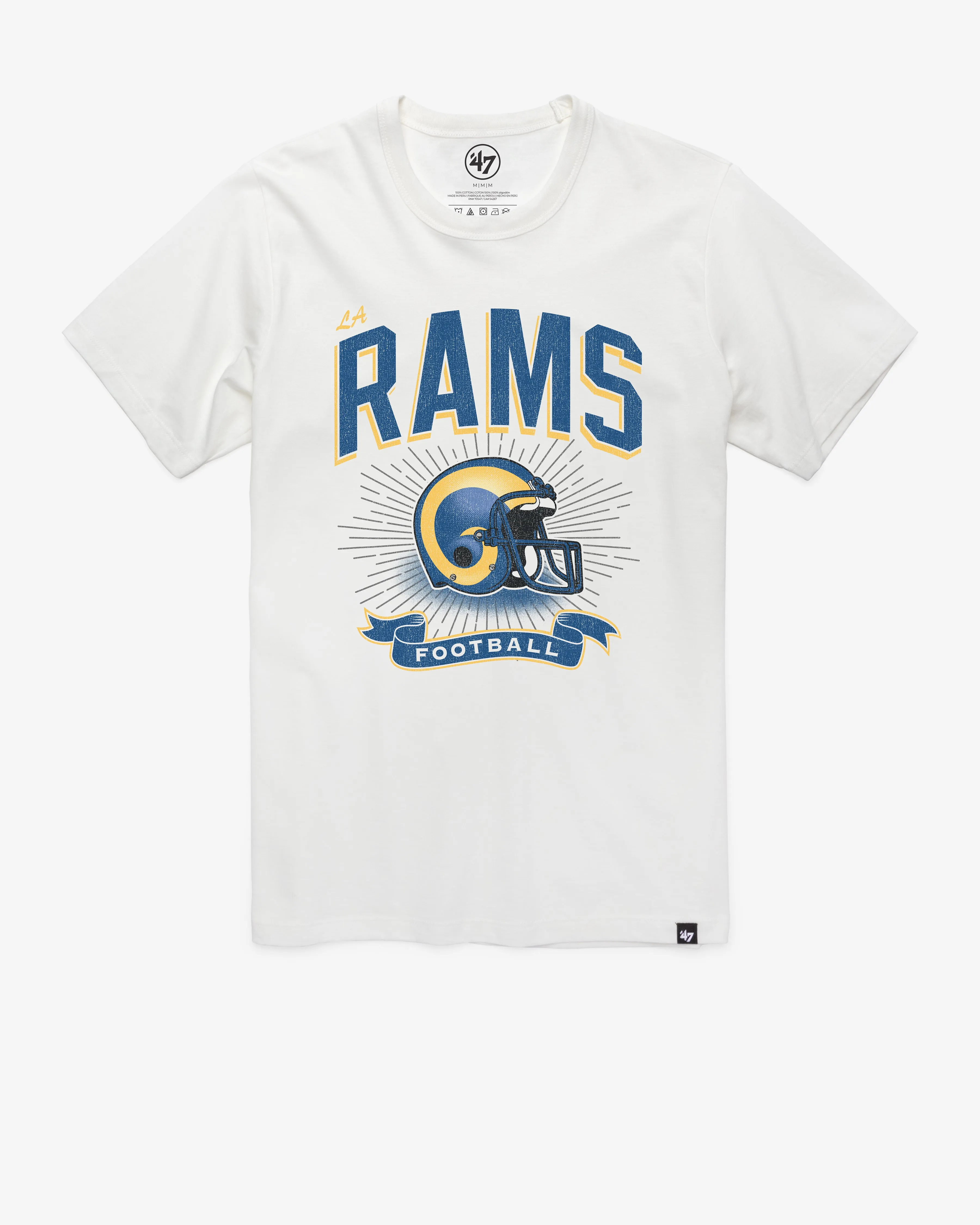 LOS ANGELES RAMS HISTORIC PRIME PLAY '47 FRANKLIN TEE sold by 47