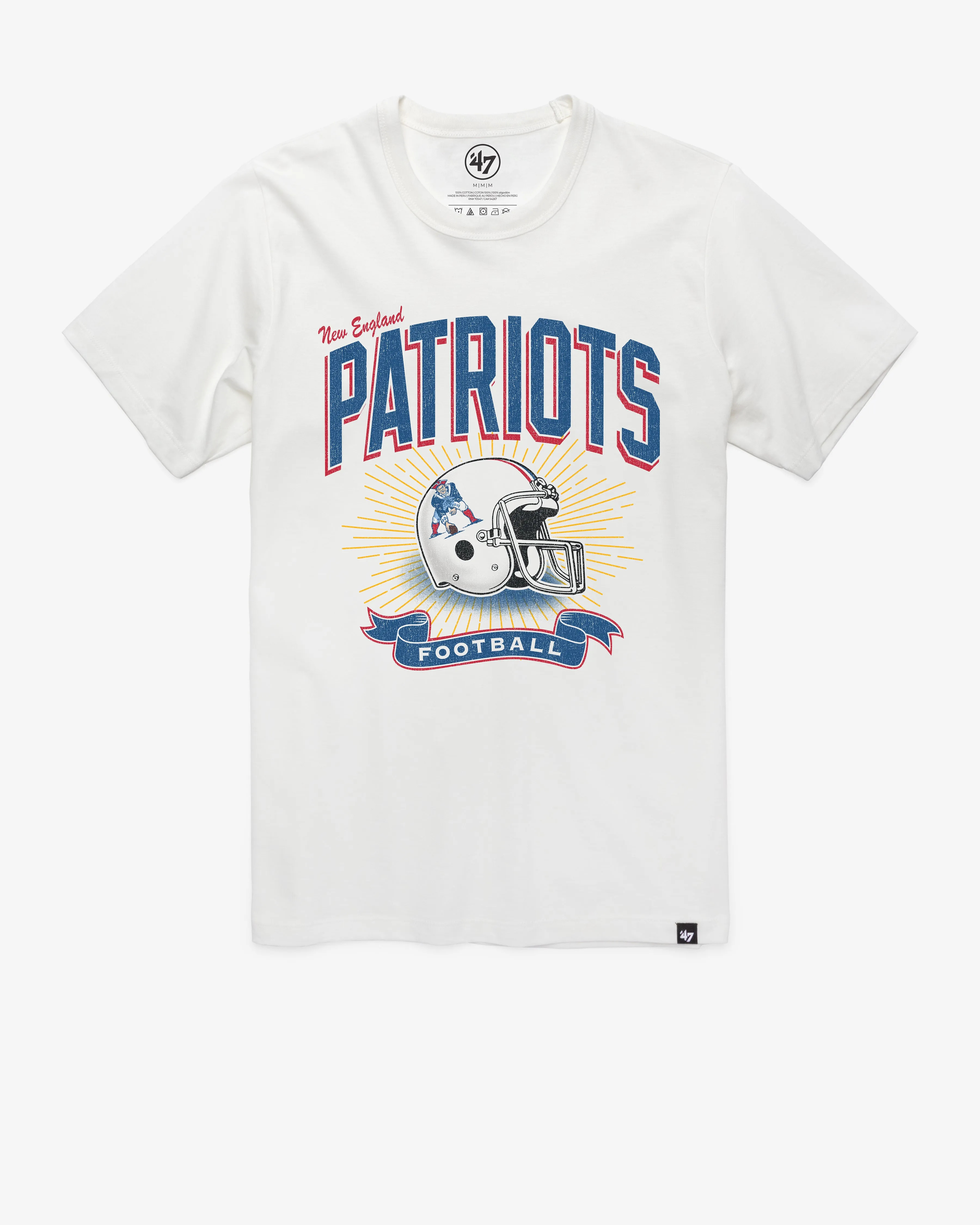NEW ENGLAND PATRIOTS HISTORIC PRIME PLAY '47 FRANKLIN TEE sold by 47