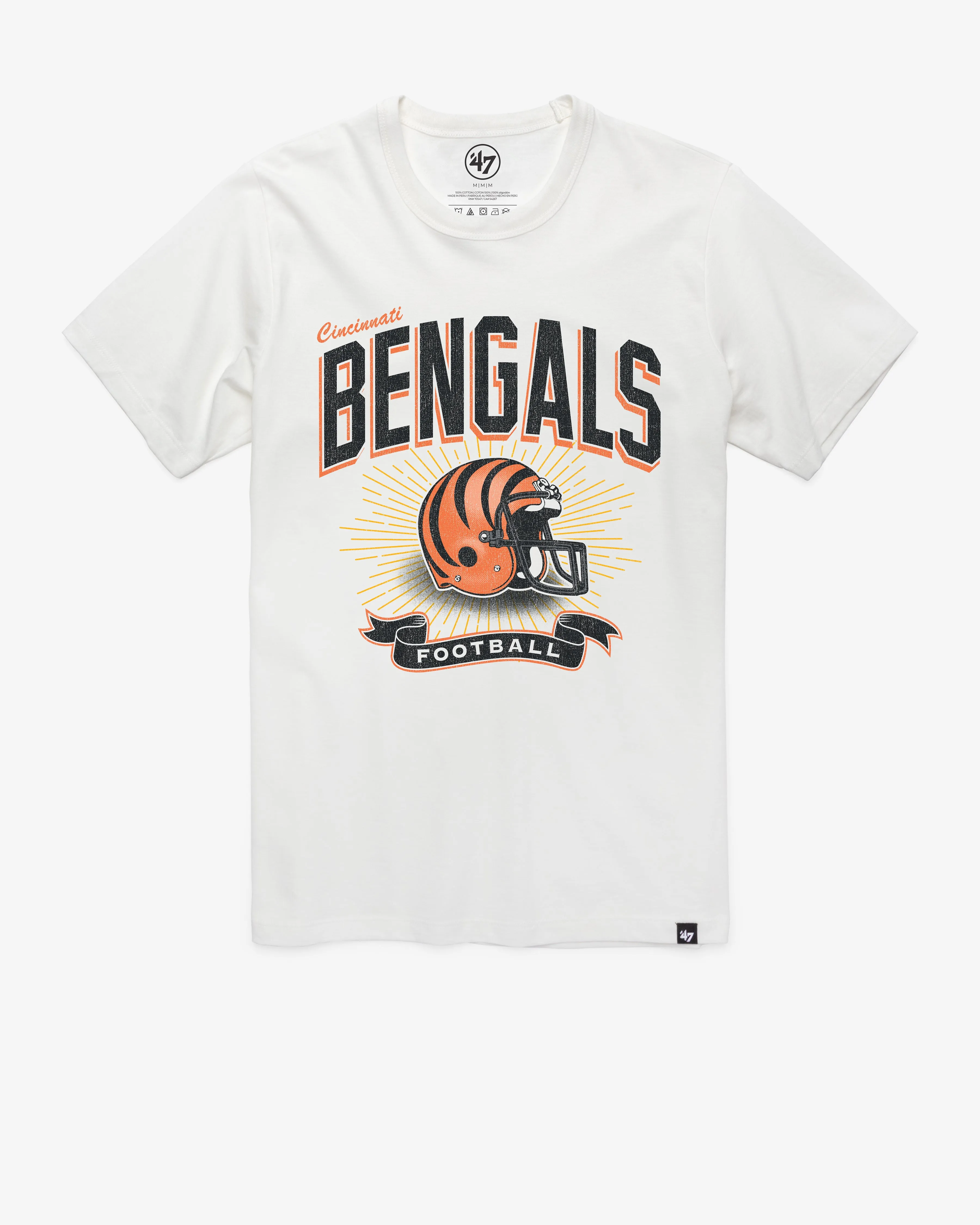 CINCINNATI BENGALS HISTORIC PRIME PLAY '47 FRANKLIN TEE sold by 47