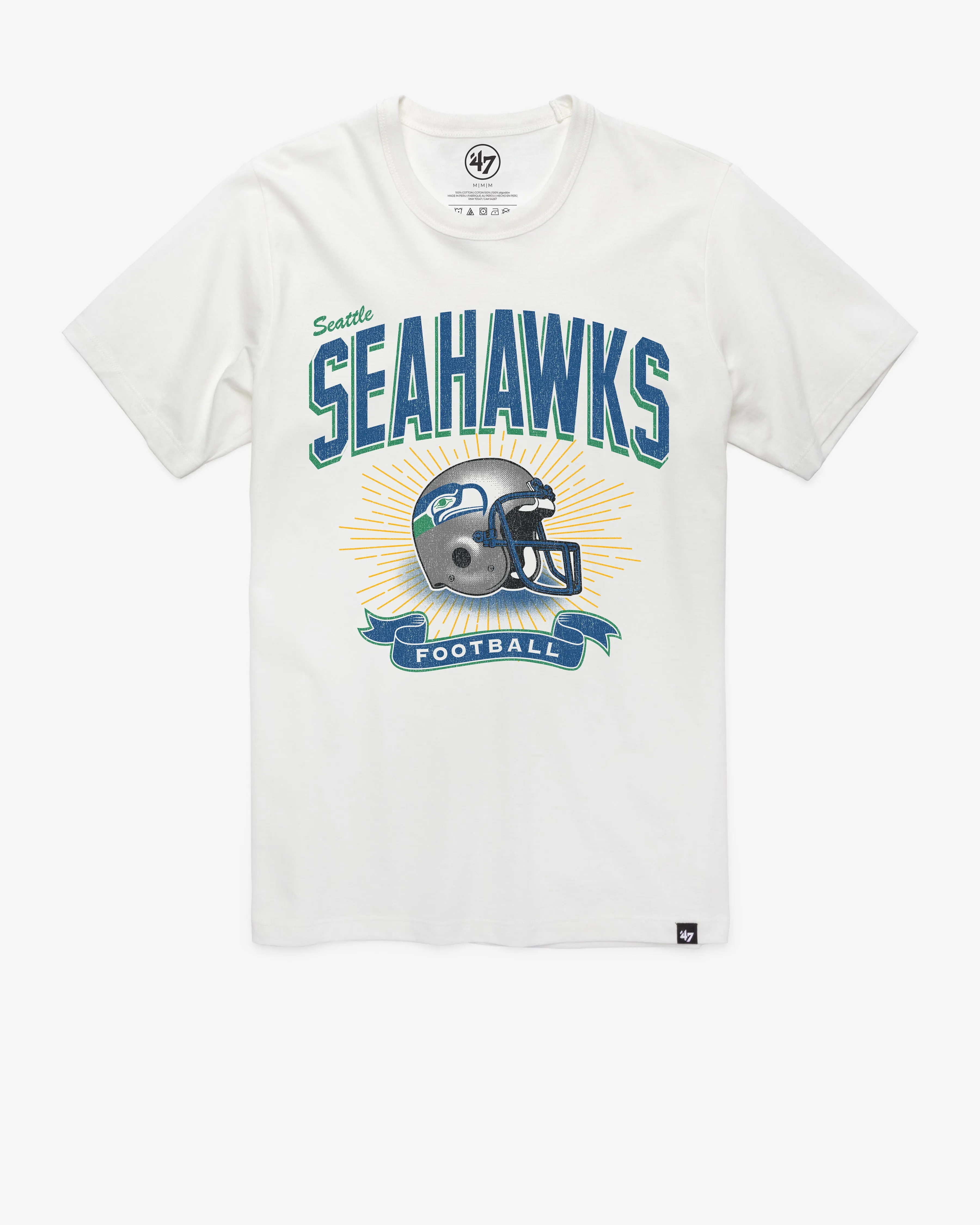 SEATTLE SEAHAWKS HISTORIC PRIME PLAY '47 FRANKLIN TEE sold by 47