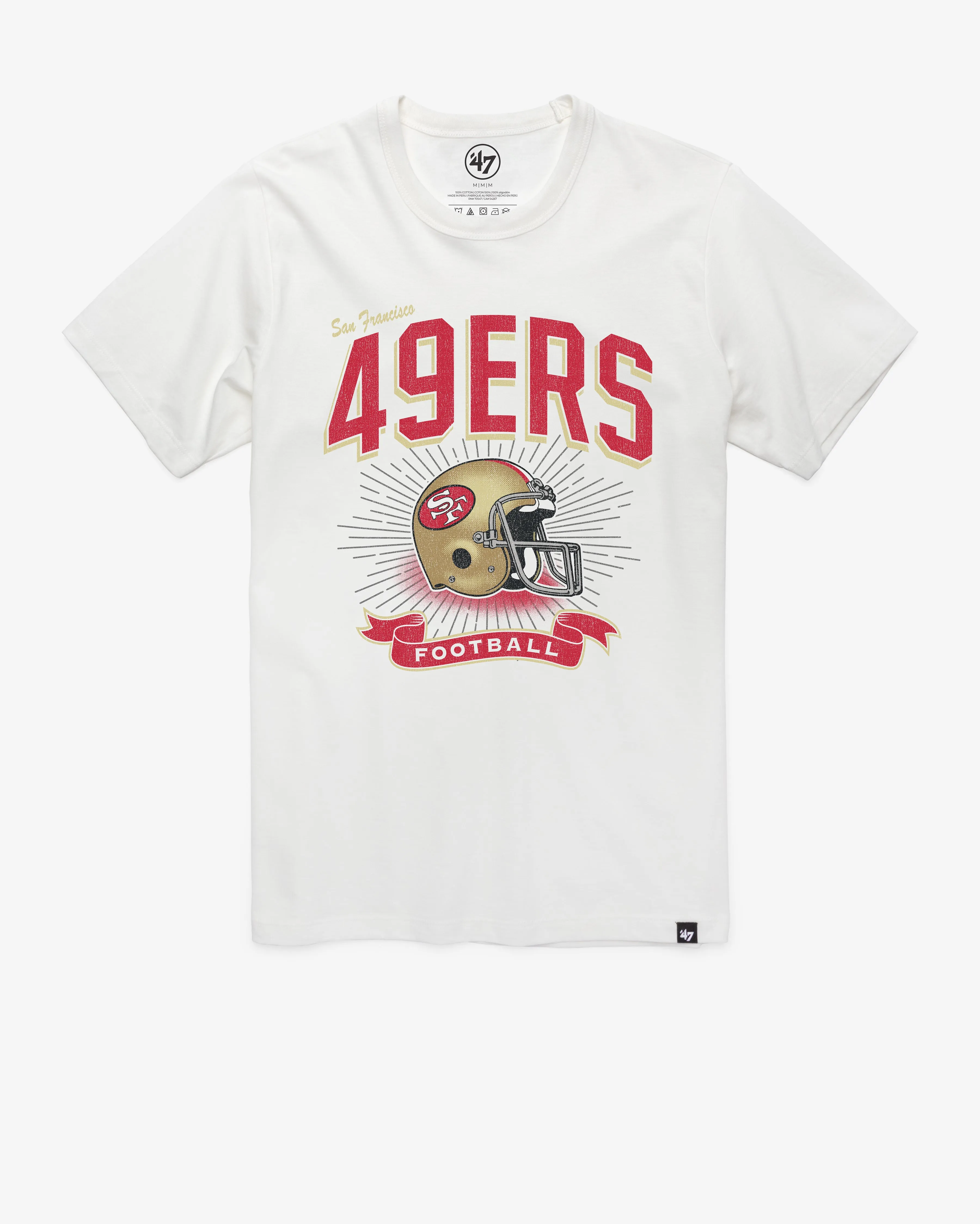 SAN FRANCISCO 49ERS HISTORIC PRIME '47 PLAY FRANKLIN TEE sold by 47