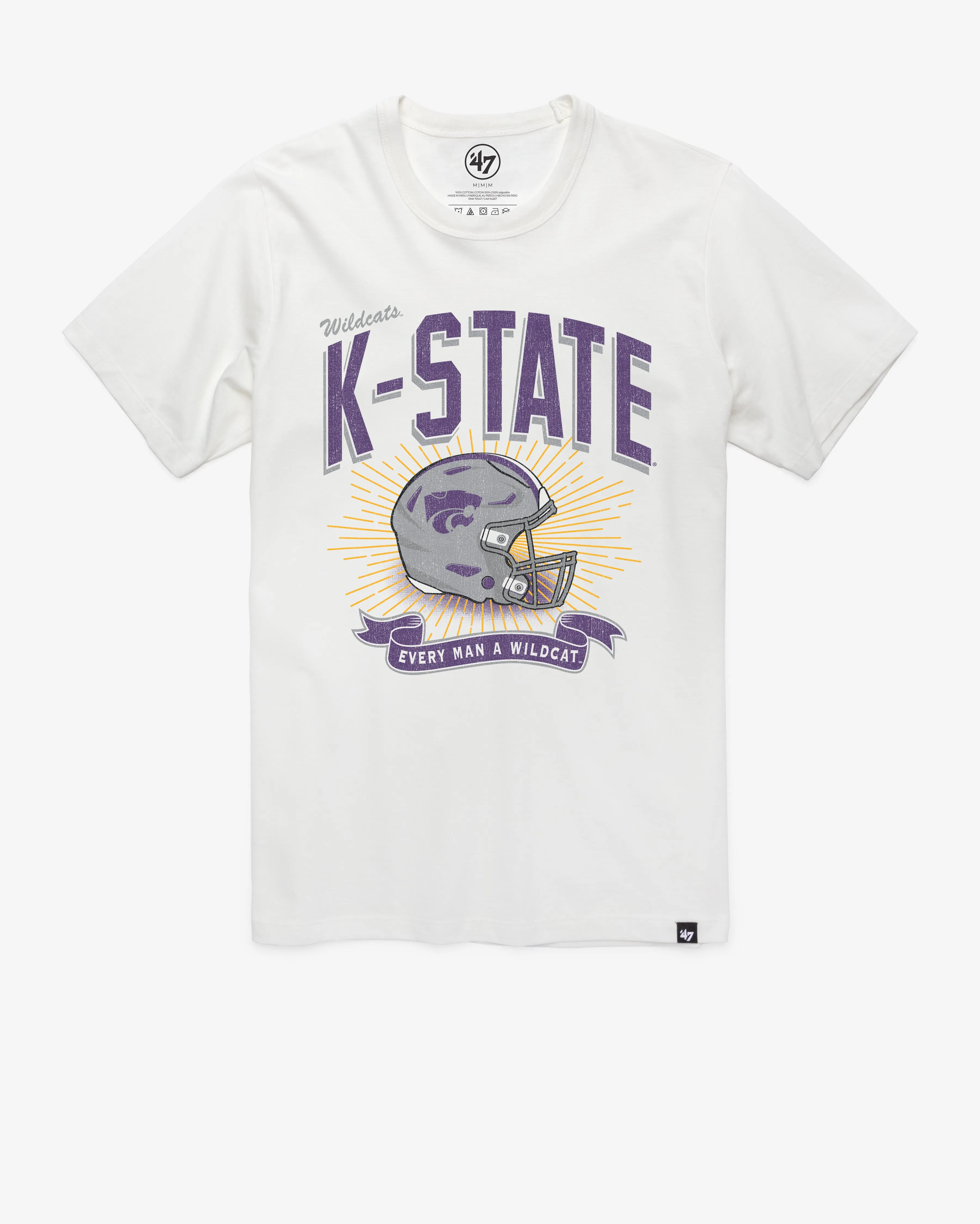 KANSAS STATE WILDCATS PRIME PLAY '47 FRANKLIN TEE sold by 47