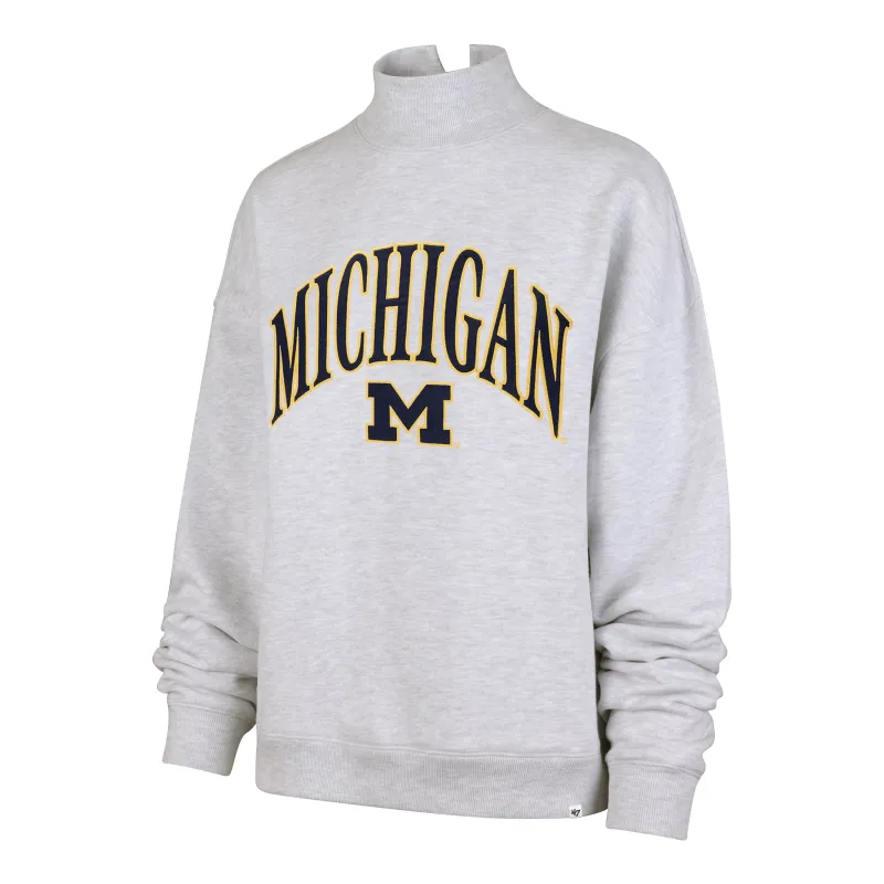 MICHIGAN WOLVERINES VANTAGE '47 MOCK NECK PULLOVER WOMENS sold by 47