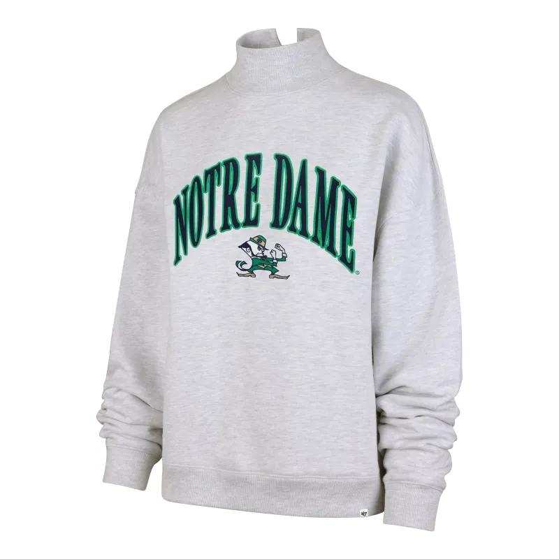 NOTRE DAME FIGHTING IRISH VANTAGE '47 MOCK NECK PULLOVER WOMENS sold by 47