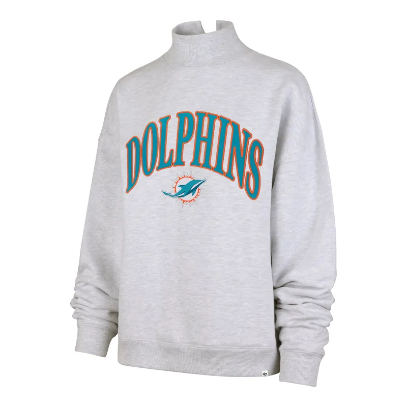 MIAMI DOLPHINS VANTAGE '47 MOCK NECK PULLOVER WOMENS sold by 47
