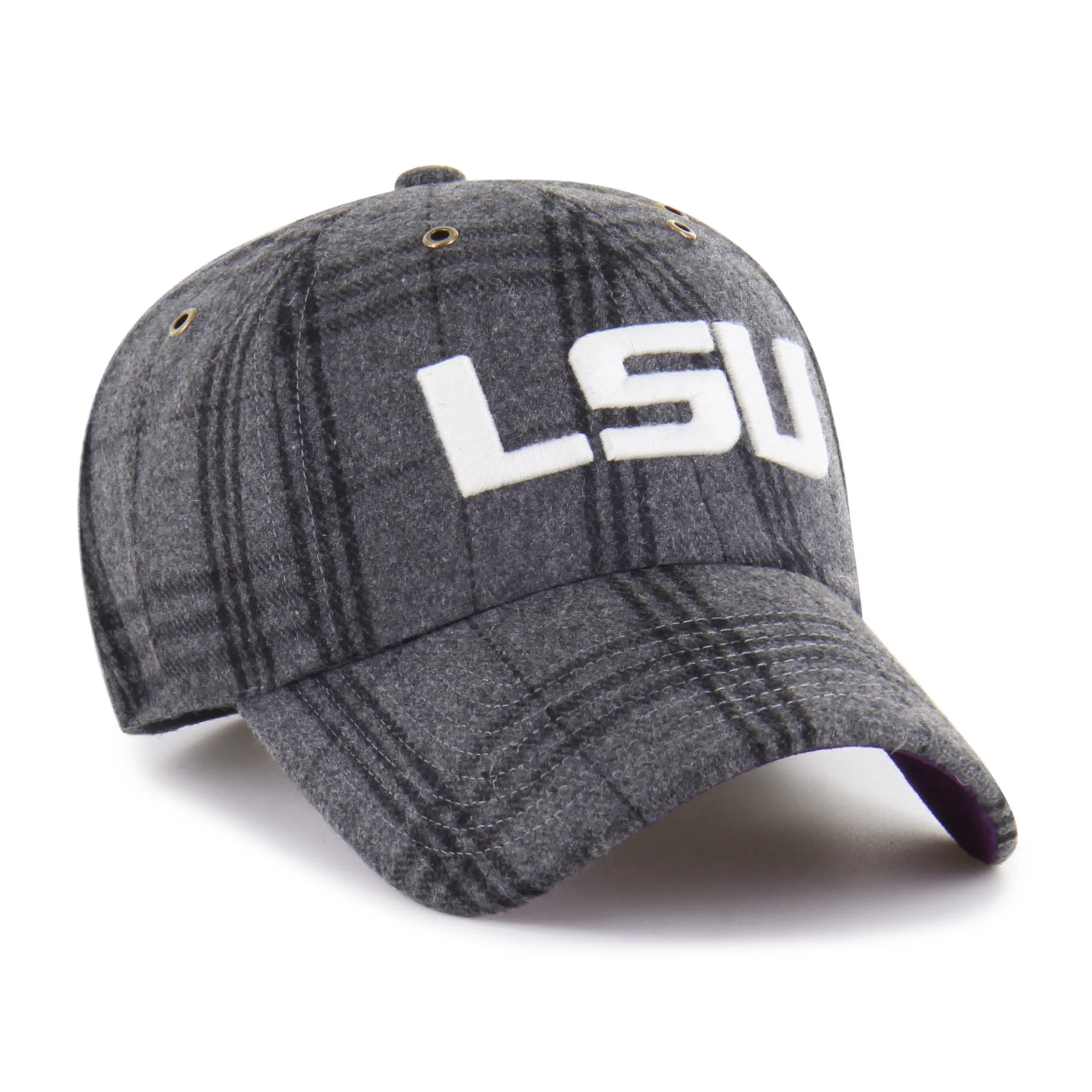 LOUISIANA STATE TIGERS LSU WINDOWPANE PLAID '47 CLEAN UP sold by 47 product image thumbnail 3