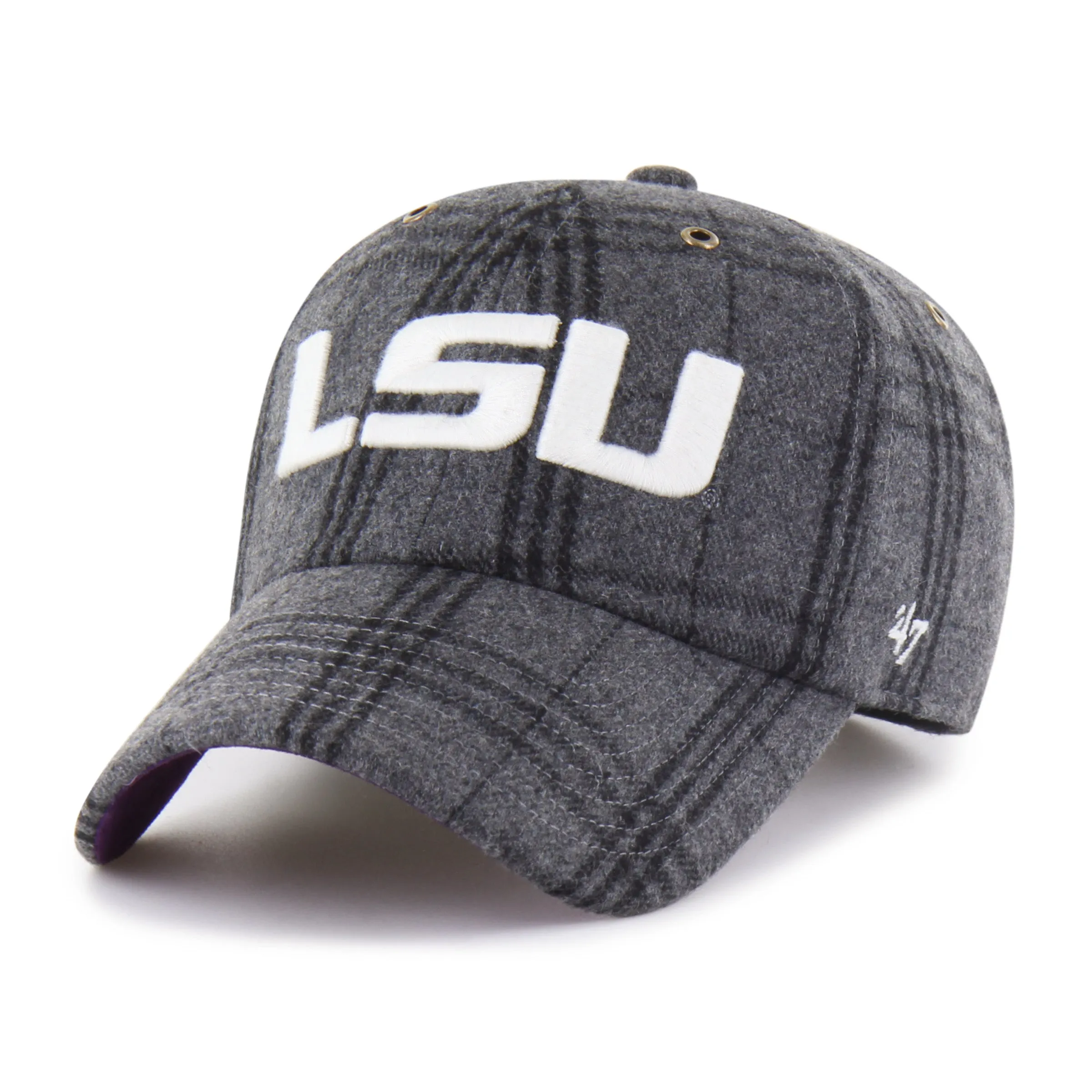 LOUISIANA STATE TIGERS LSU WINDOWPANE PLAID '47 CLEAN UP sold by 47