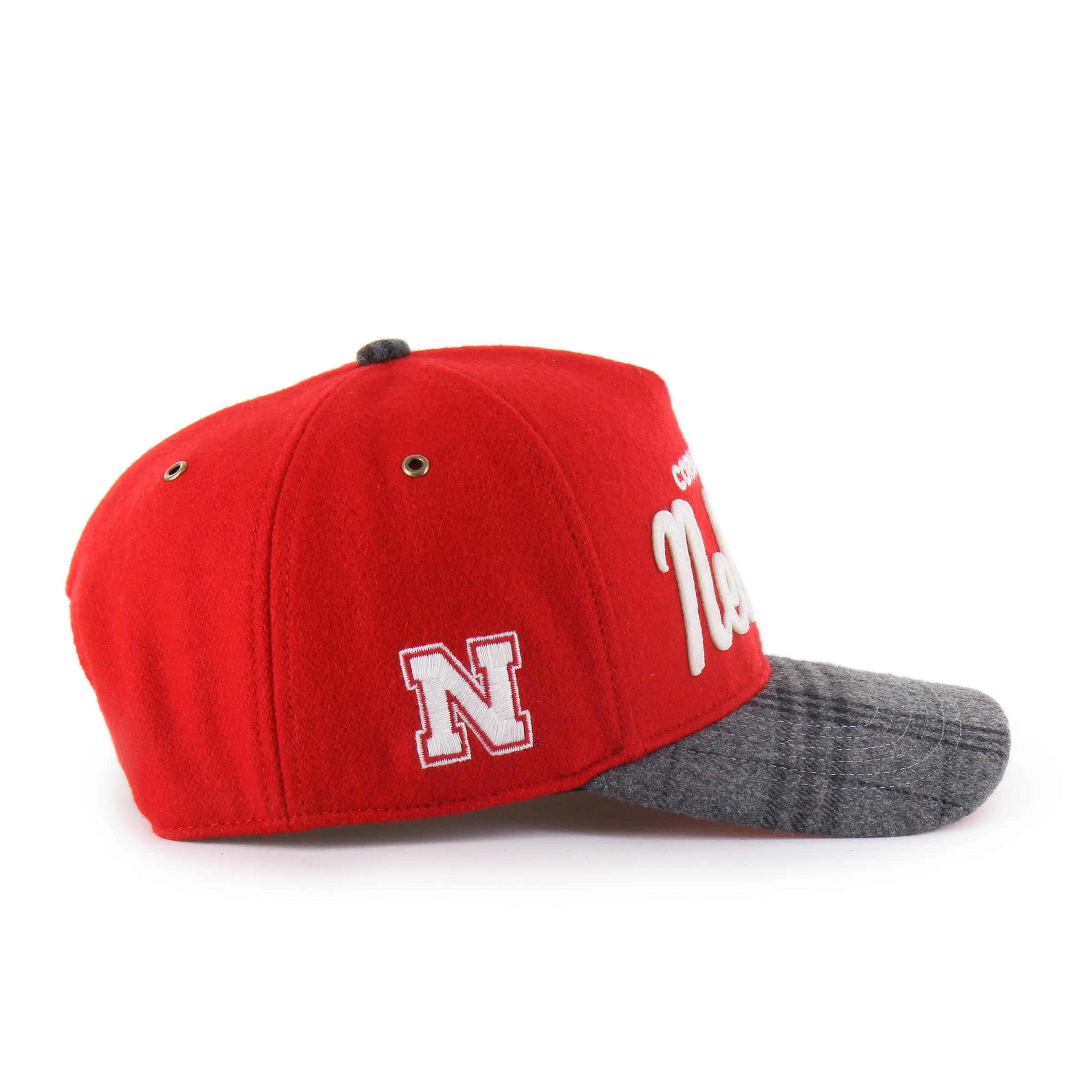 NEBRASKA CORNHUSKERS WINDOWPANE PLAID '47 HITCH RF RELAXED FIT sold by 47 product image thumbnail 2