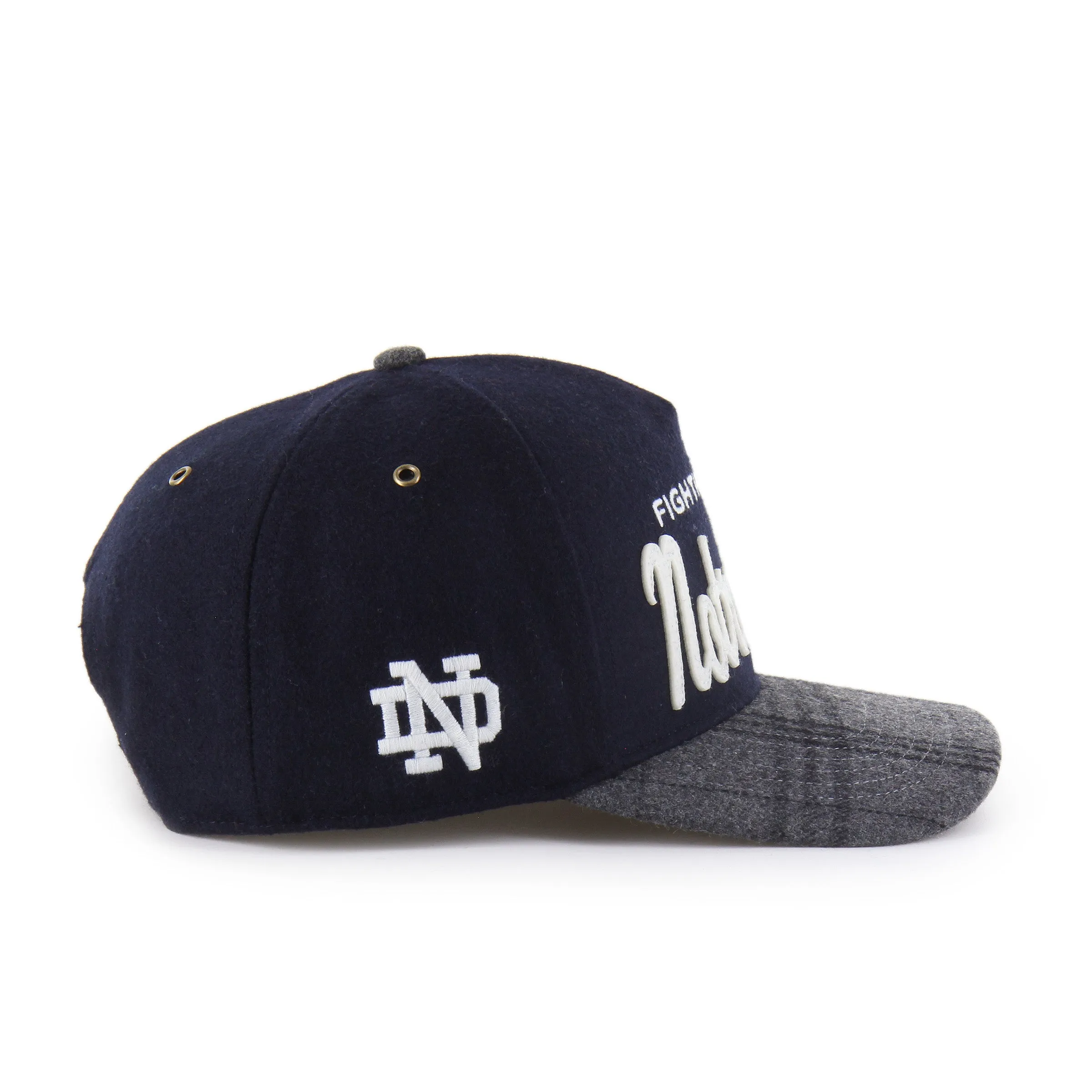 NOTRE DAME FIGHTING IRISH WINDOWPANE PLAID '47 HITCH RF RELAXED FIT sold by 47 product image thumbnail 2